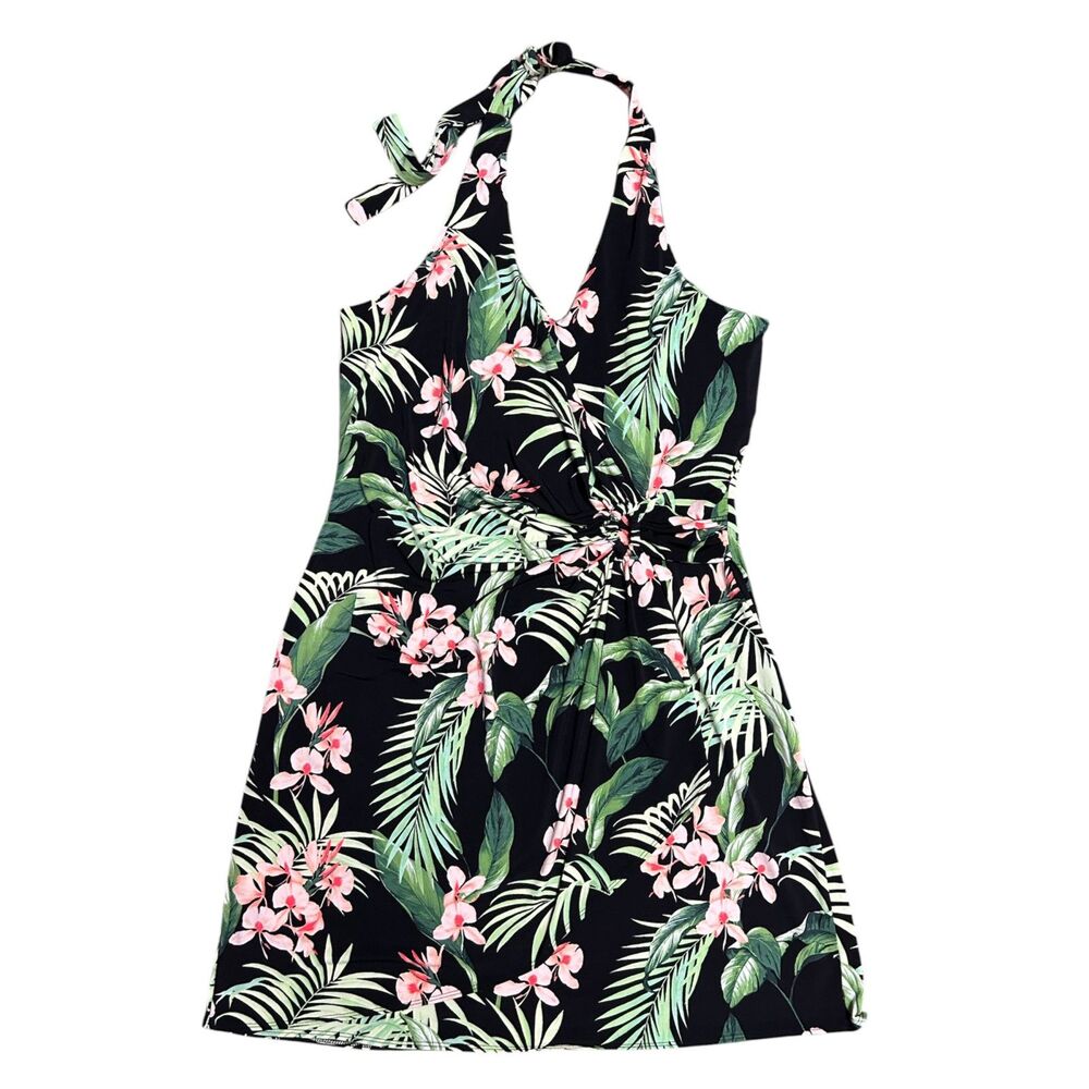 Tommy Bahama, Women's Clara Atlantic Orchid Mini Dress, Multicolor, Large, Used